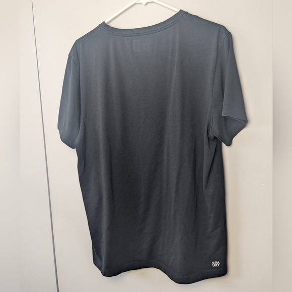 LACOSTE Sport Men Tee Shirt Black Size XL Front Logo Cotton/Polyester - Picture 7 of 10